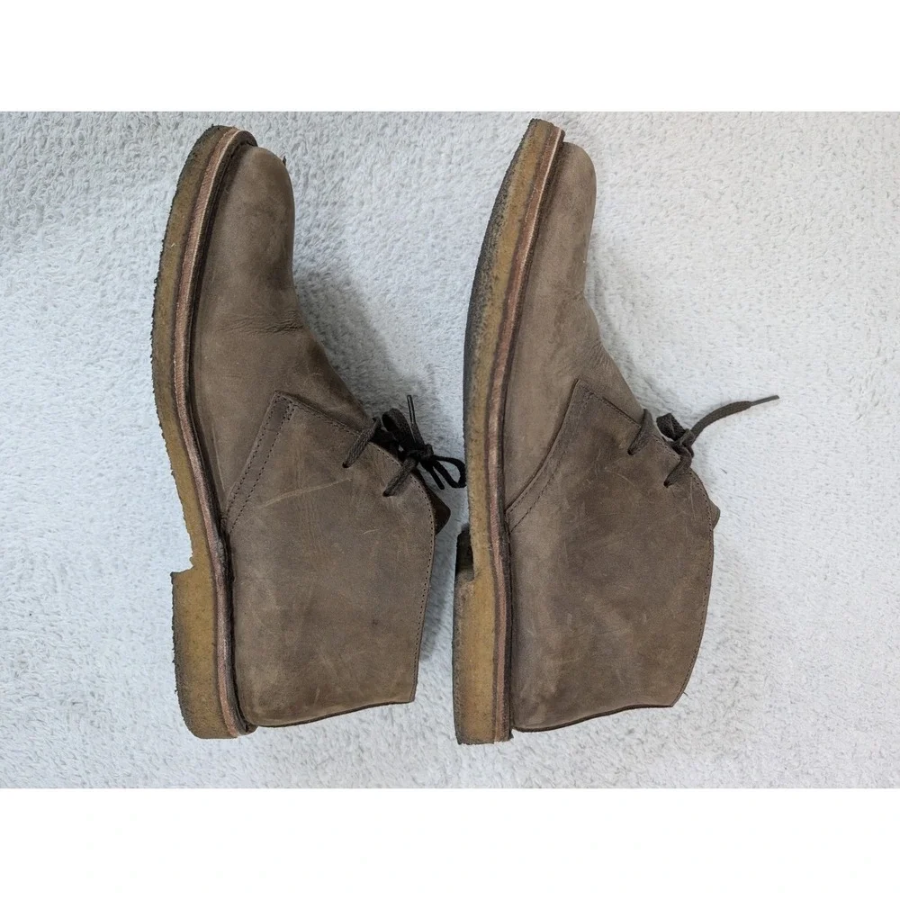 Astorflex Chukka Boots Brown Mens 44 10.5 Made In Italy prodotto srl Vera Pelle‎